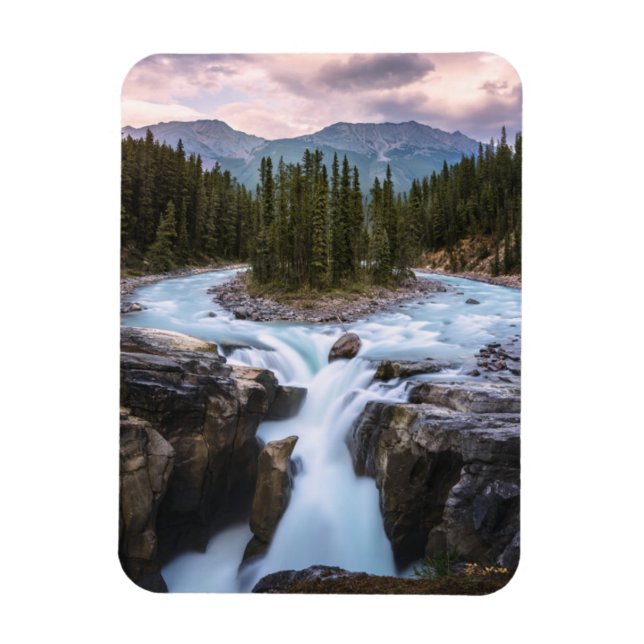 Sunwapta Falls |  Jasper National Park Magnet (Vertical)