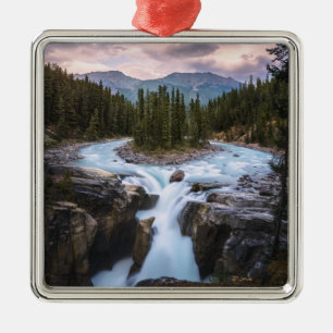 Sunwapta Falls    Jasper National Park Metal Tree Decoration