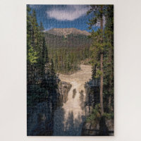 Sunwapta Serenity: Waterfall Photography