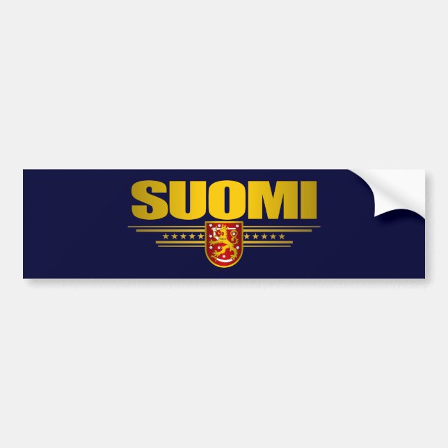 Suomi Bumper Sticker (Front)