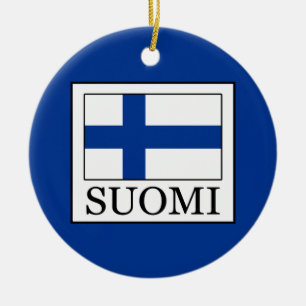 Suomi Ceramic Tree Decoration