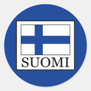 Suomi Classic Round Sticker