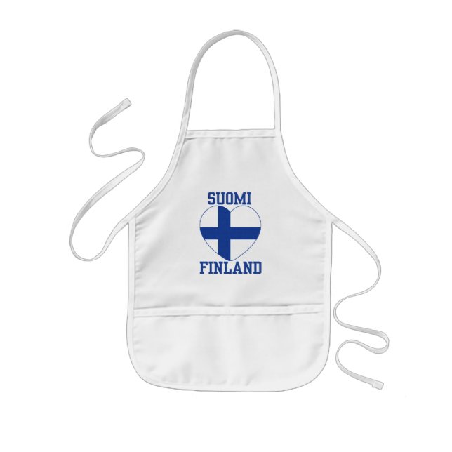 SUOMI FINLAND custom apron - choose style (Front)