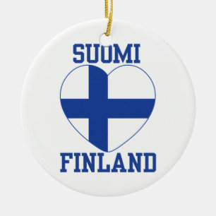 SUOMI FINLAND custom ornament