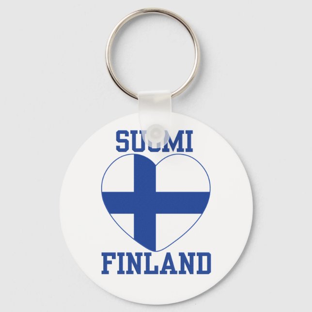 SUOMI FINLAND key chain (Front)