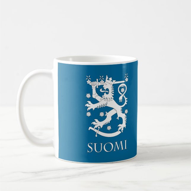 SUOMI Finland Lion Mug (Left)