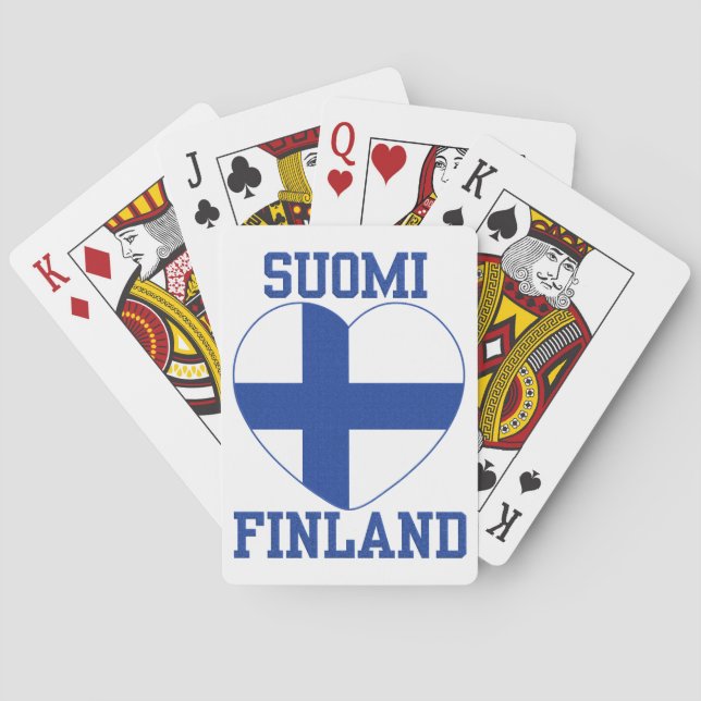 SUOMI FINLAND playing cards (Back)