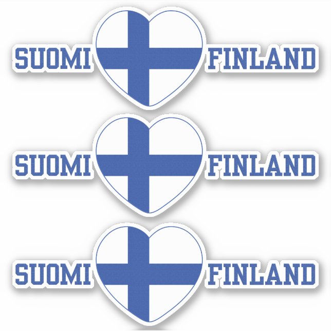 SUOMI FINLAND stickers (Front)