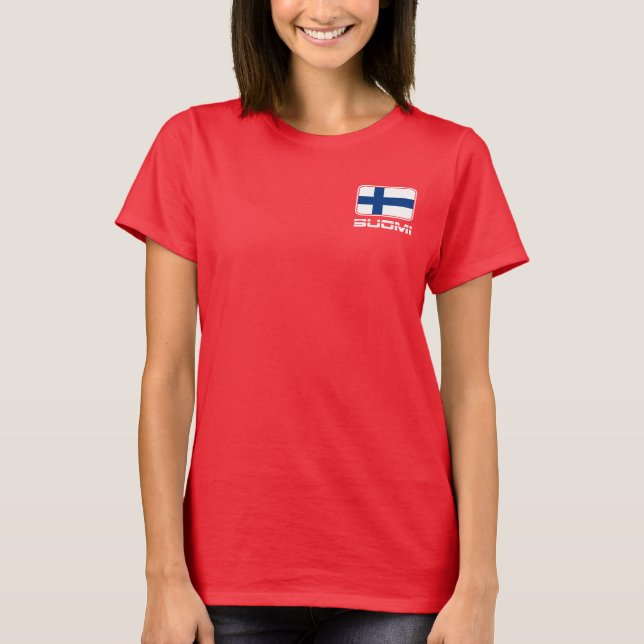 Suomi Flag T-Shirt (Front)