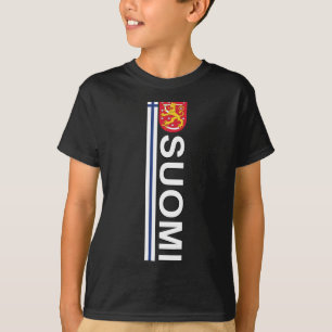 Suomi Soccer And Sport Print - Finnish National Pr T-Shirt