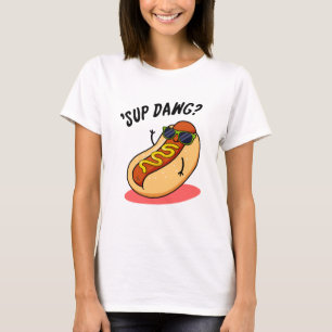 Sup Dawg Funny Hot Dog Pun  T-Shirt