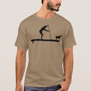 SUP Dog Stand Up Paddle Board Paddling Surf T-Shirt