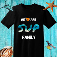 SUP family design with shaka hand
