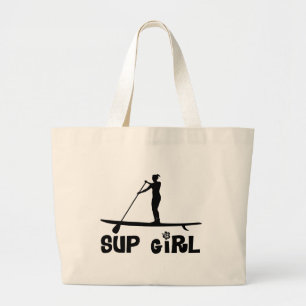 SUP Girl Large Tote Bag