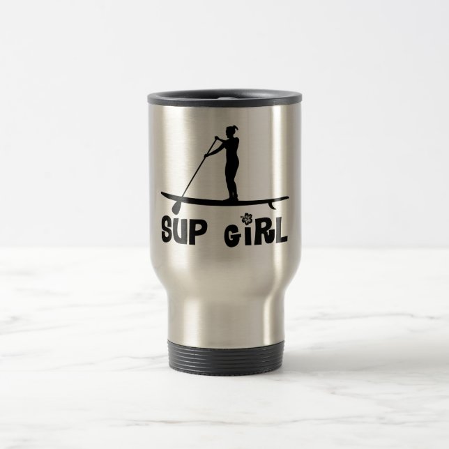 SUP Girl Travel Mug (Center)