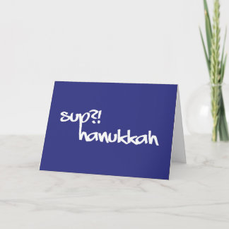 Sup! Hanukkah Holiday Card