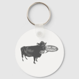 'sup my vegans key ring