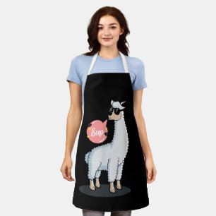 Sup No Drama Llama Animal Lover Awesome Funny Cute Apron