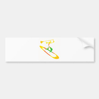 SUP ON MALIBU BUMPER STICKER