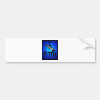 SUP SAY BLUE BUMPER STICKER