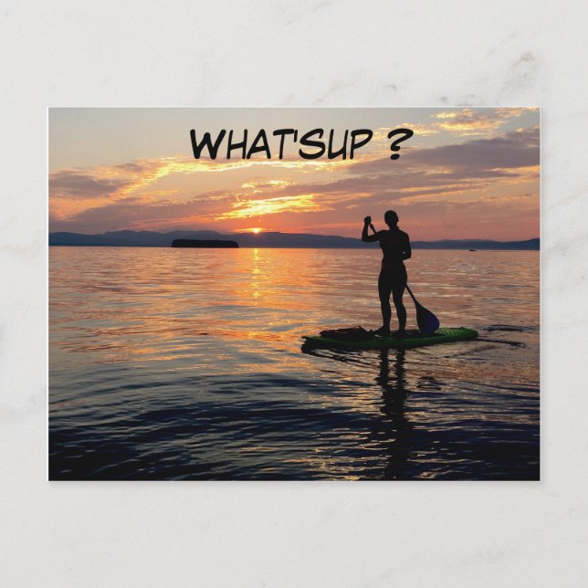 Sup  (Stand Up Paddle board) postcard (Front)