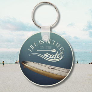 SUP stand up paddling decoration retro Key Ring