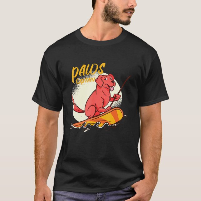 Sup Stand Up Paddling Dog T-Shirt (Front)