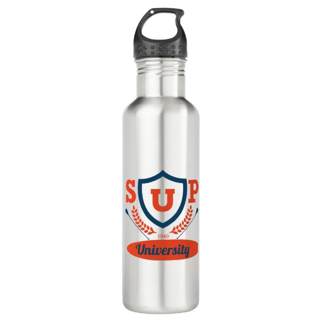 sup university 710 ml water bottle (Front)
