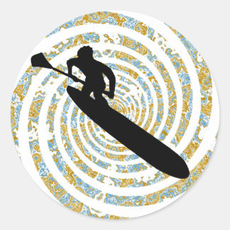 SUP WE IDENTIFY CLASSIC ROUND STICKER