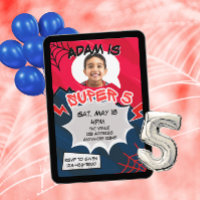 Super 5 Red Black Web Comic 5th Birthday