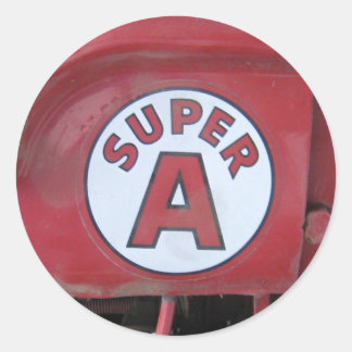 Super A Vintage Truck Classic Round Sticker