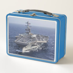 Super Aircraft Carrier Metal Lunch Box