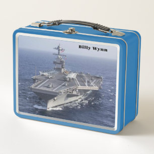 Super Aircraft Carrier Metal Lunch Box