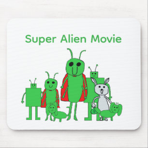 Super Alien Movie Full Character Mouse Pad