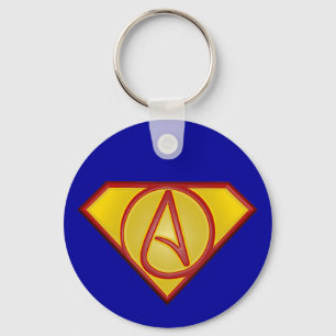 Super atheist 3D keychain