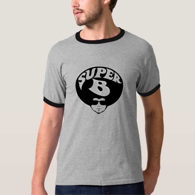 Super B Ringer T-Shirt (Front)