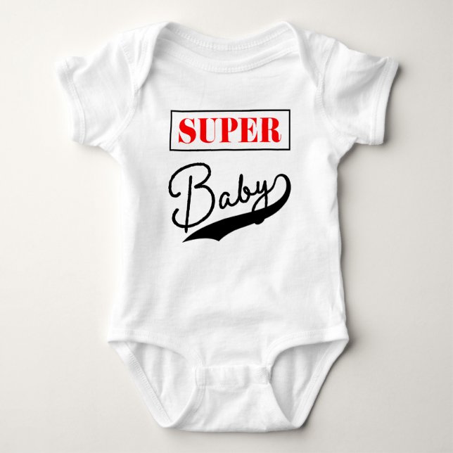 Super Baby Baby Bodysuit (Front)