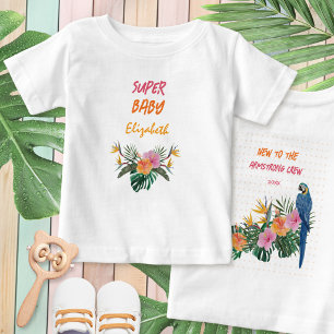 SUPER BABY Exotic Tropical Parrot Jungle T-Shirt