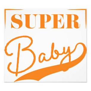 Super Baby Photo Print