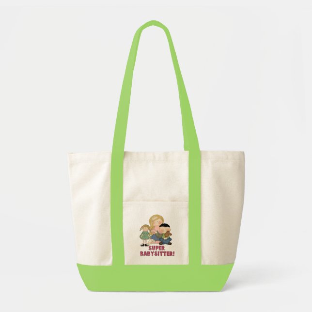 Super Babysitter Tote Bag (Front)