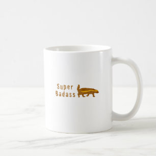 Super Badass Honey Badger - Vintage Coffee Mug