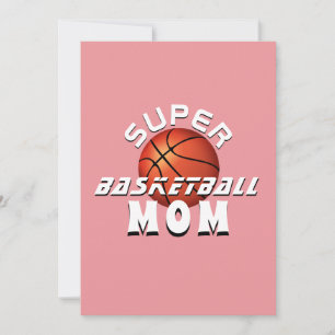 Super Basketball Mum Sporty Mother Mother`s Day Announcement