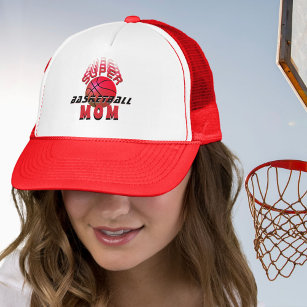 Super Basketball Mum Sporty Mother Trucker Hat