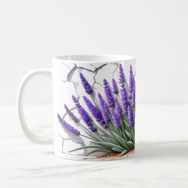 Super beautiful lavender coffee mug (Left)
