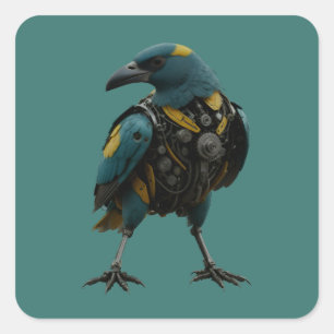 Super Bird Square Sticker