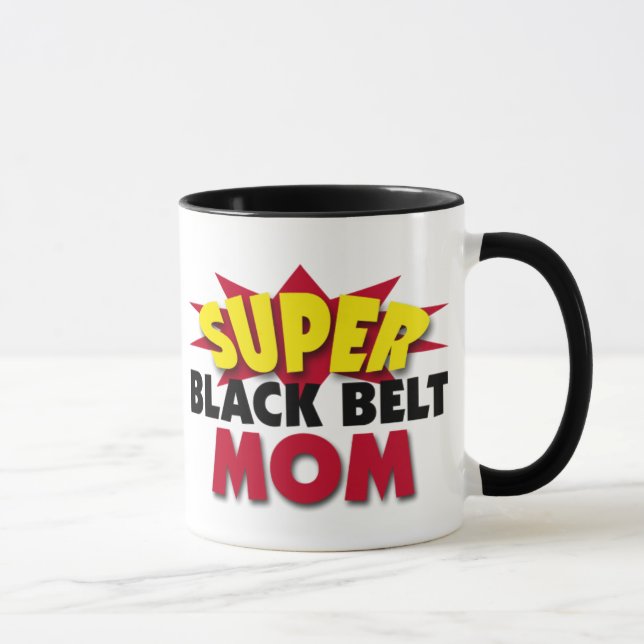 Super Black Belt Mum Mug (Right)
