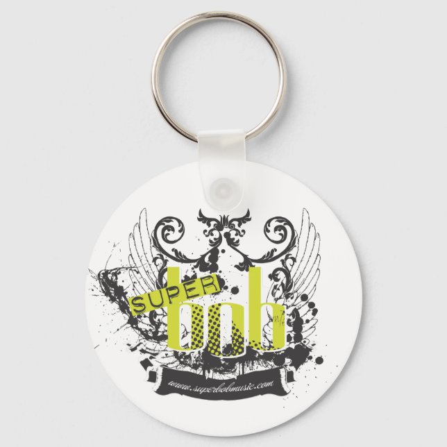 Super bob Crest Key Chain (Front)