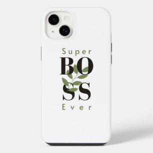 Super Boss Ever Minimal white iPhone / iPad case