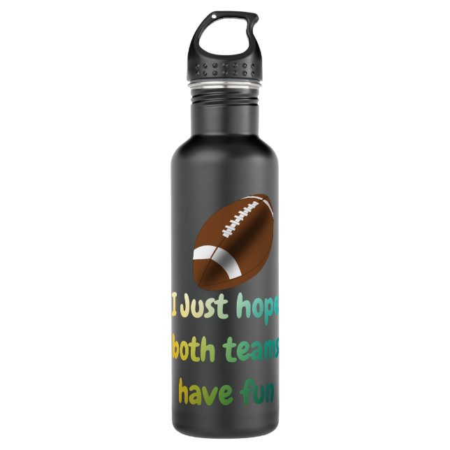 Super bowl shirt 710 ml water bottle (Front)