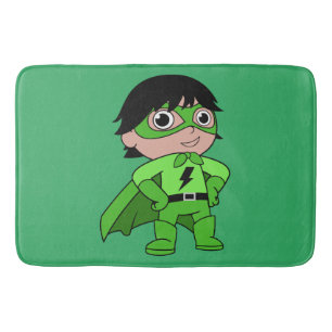 Super Boy Action Hero Bath Mat